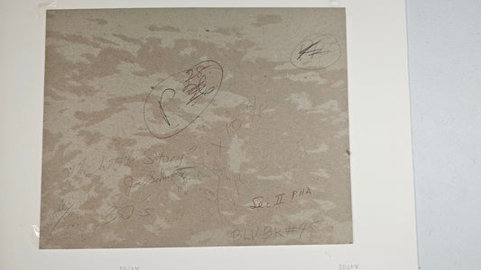 Joe Schwartz, The Little Story, Vintage 1930's, 13 1/2 x 10 3/4, Matted, 18x 13 7/8, Signed.