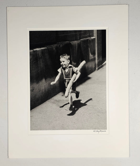 Willy Ronis, Le Petit Parisien, 1952, Gelatin Silver Print, 12 x 15 3/4, Signed, Stamped and Provenanced