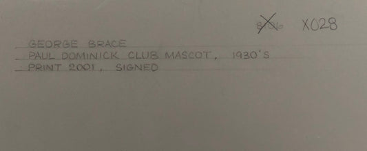 George Brace, Paul Dominick, Club Masco, 1930's, Gelatin Silver Print, 11 x 14 Inches