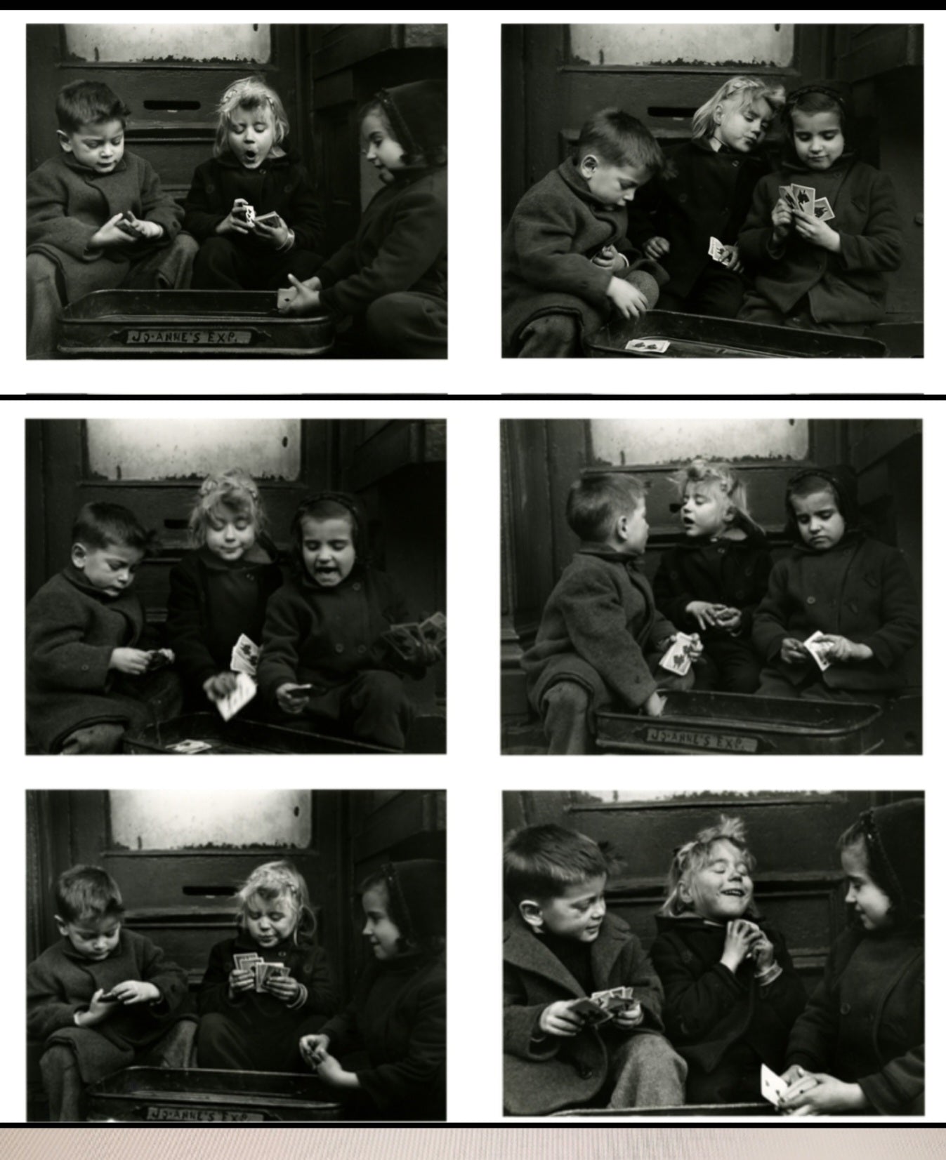 The Card Players - Ruth Orkin - 1947