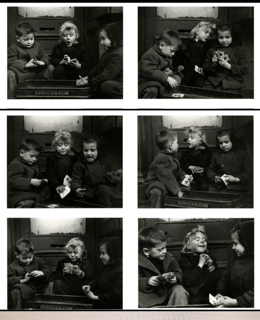The Card Players - Ruth Orkin - 1947